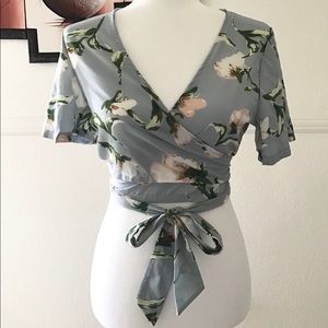 Ribbon crop top